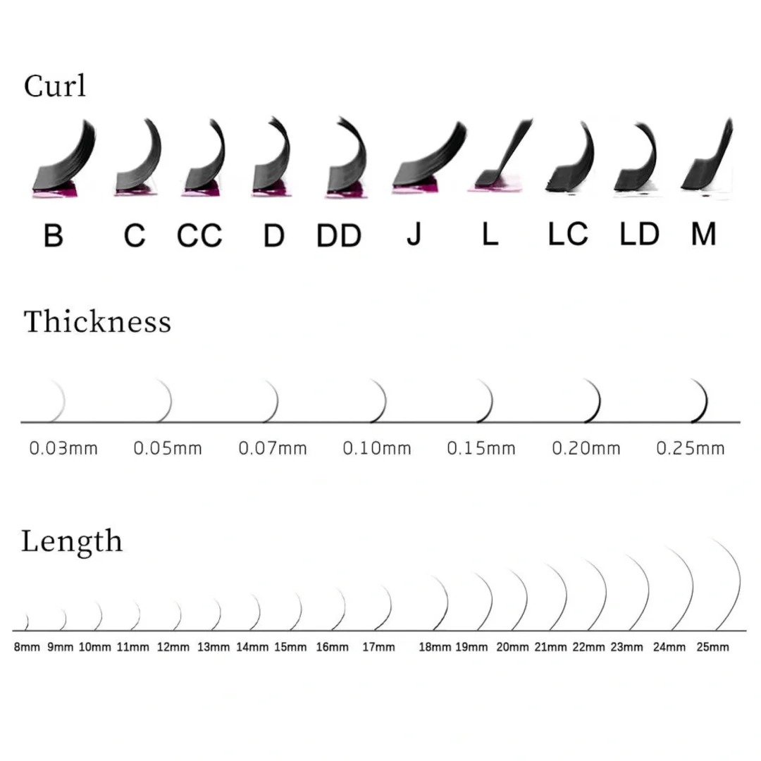 L Curl Lash Extensions